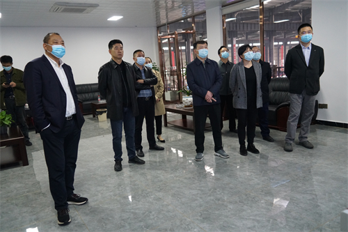 2021-11-20省發(fā)改委來(lái)張家界萬(wàn)眾實(shí)業(yè)集團(tuán)有限公司調(diào)研工作(省辦公室主任夏文斌、市發(fā)改委黨組書記龍維務(wù)）